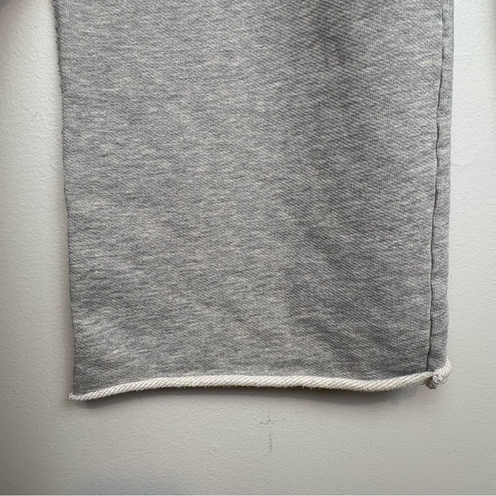 New Frame Denim Short Sleeve Hoodie and Wide Leg Sweatpants Set XS/S Sweatshirt - Picture 10 of 12